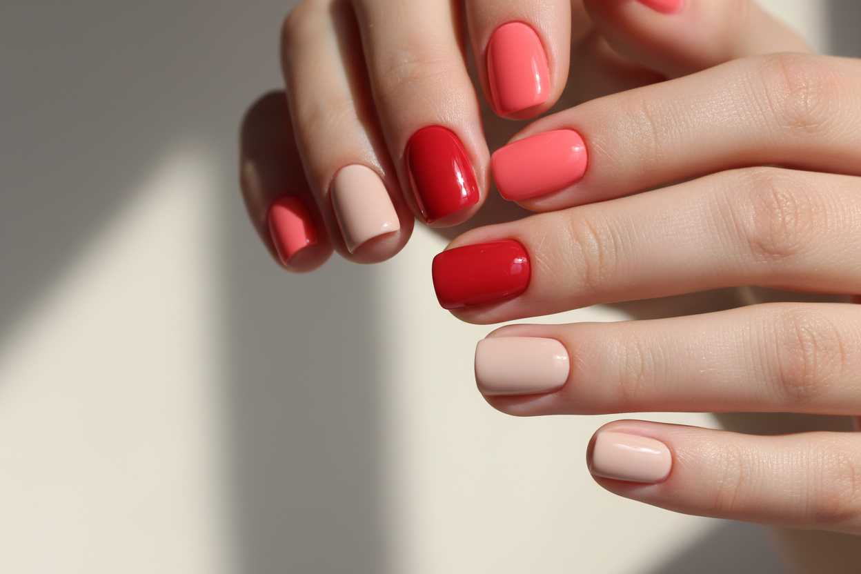 nails with gel polish